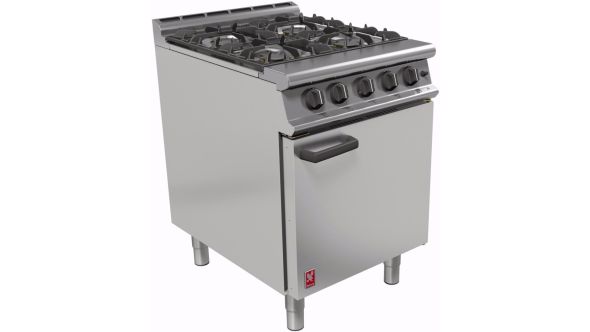 Falcon G3161 - 4 Burner Range Oven - Natural Gas