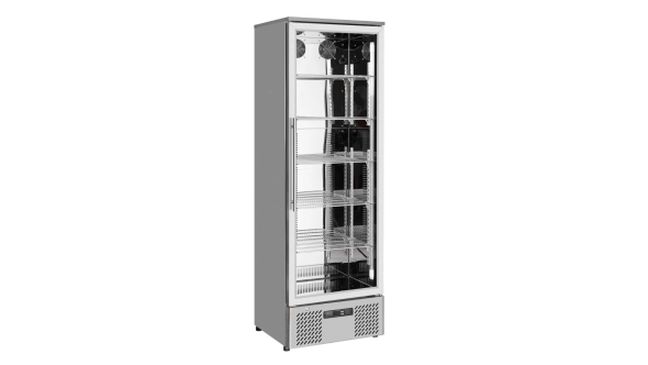 Sterling Pro SP110-STS Stainless Steel Single Door Upright Bottle Cooler, 293 Litres