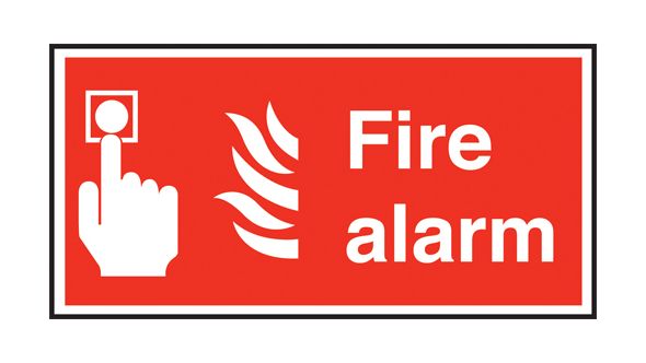 Fire alarm. 100x200mm P/L