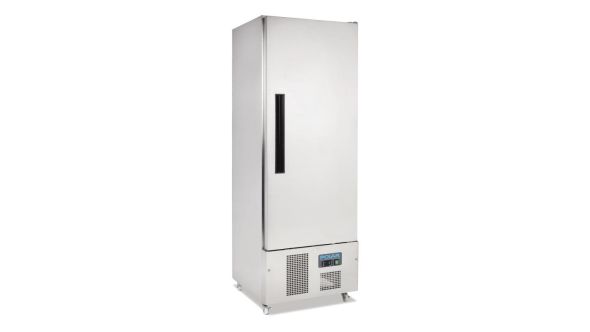 Polar G590 - Single Door Slimline Fridge - Stainless Steel 440Ltr