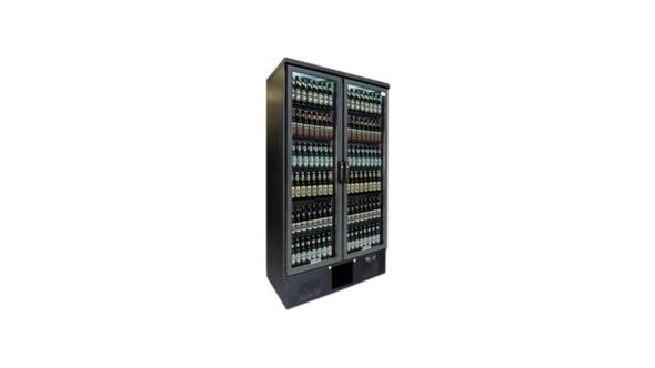 Gamko MG2/500SD Upright Sliding Double Door Bottle Cooler 