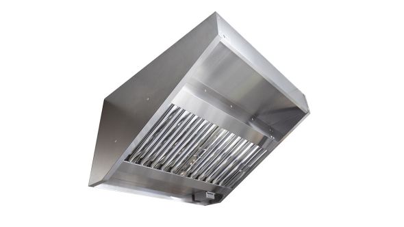 Parry GT1210 Heavy Duty Kitchen Extraction Canopy - 1200x1000x600mm WDH