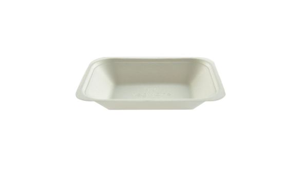 Vegware Compostable Bagasse Chip Trays 180mm - Pk 500