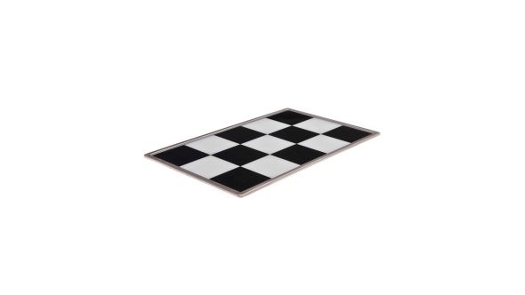 Primeware GHT1BK/WH - Glass 1/1 GN Hot Tile - Bain Marie Insert - Black & White