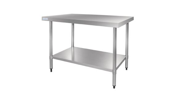 Vogue Stainless Steel Prep Table 900mm - GJ501 - 900(W) x 700(D) x 900(H)mm