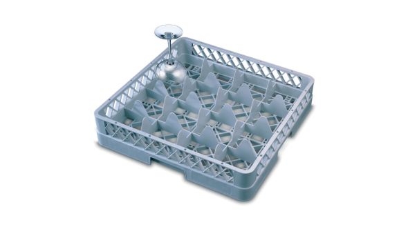 Genware 16 Comp Glass Rack With 1 Extender