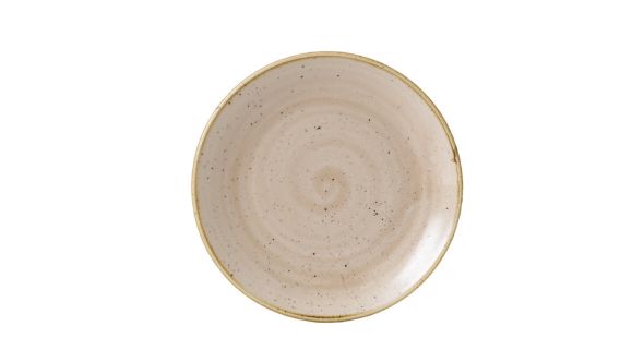 Churchill Stonecast Coupe Plate Nutmeg Cream 165mm - GR937 - pk 12