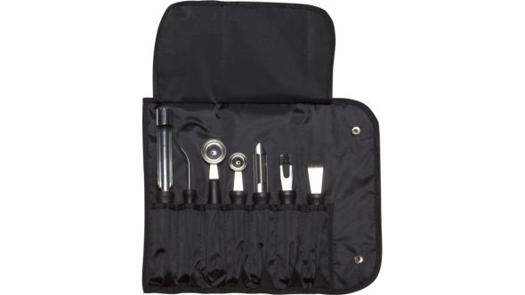 Complete 7 Piece Garnish Tool Set & Case - Genware