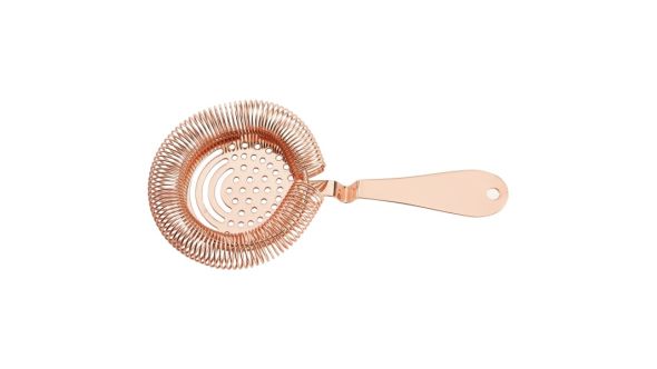 Copper Sprung Premium Julep Strainer - Genware HAW5C