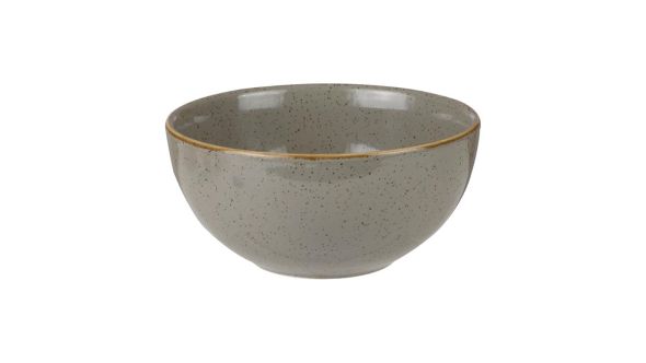 Churchill Stonecast Round Soup Bowls Peppercorn Grey 132mm - HC833 - pk 12