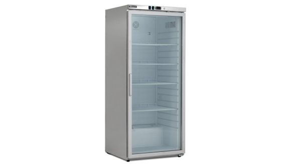 Blizzard HSG60 Glass Door Display Fridge Stainless Steel 475L