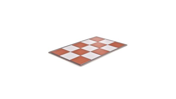 Primeware HT1BK/WH - Ceramic 1/1 GN Hot Tile - Bain Marie Insert - Hazel & White