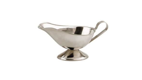 Stainless Steel Gravy Boat 10oz