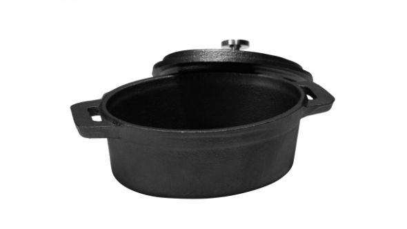 Cast Iron Mini Casserole & Lid 12 x 9cm