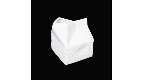 Orion C88503 Porcelain Milk Carton Pot 9.5cm / 4"