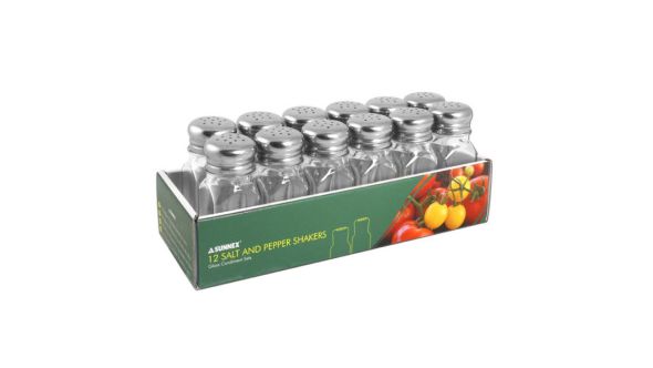 Square Salt Pepper 12 Pack