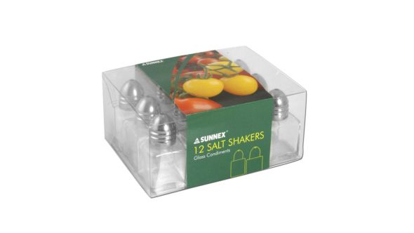 Square Salt Shaker Pack 12