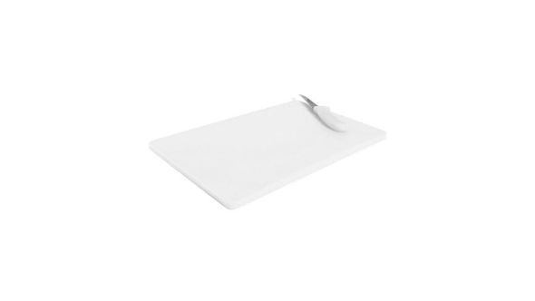 Heavy Duty Chopping Board 18" x 12" x ½" White