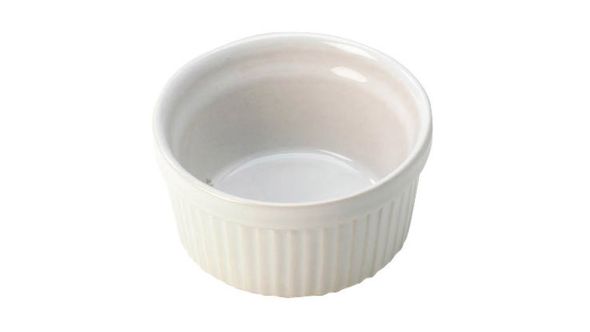 White Ceramic Ramekin 9.5cm / 0.2 Ltr