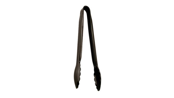 Polycarbonate Tongs Black 23cm / 9"