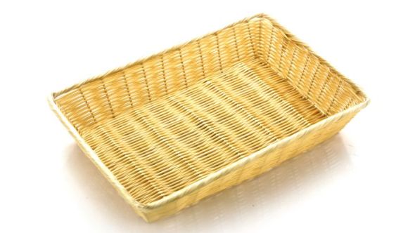 Rattan Basket Rectangular 28x40cm/16x11"