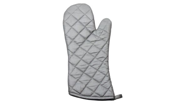 Grey Silicone Oven Mitt 37.5cm / 15"