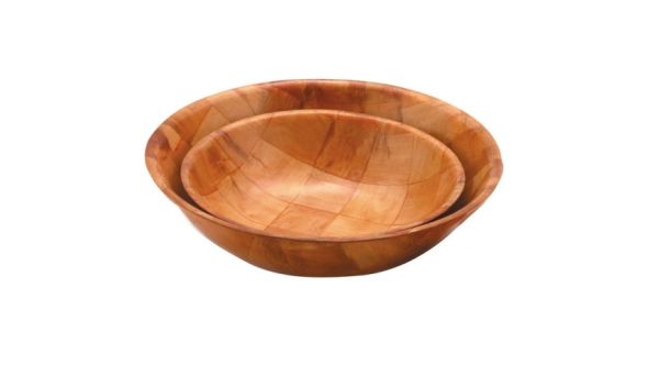 Woven Wood Bowl Oval 23 x 30cm / 12"x9"