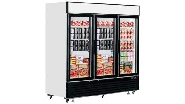 Interlevin LGF7500 Glass 3 Door Display Freezer