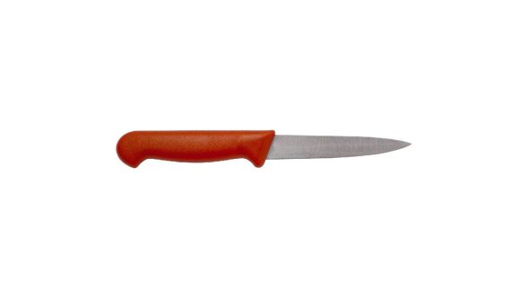 Genware 4" Vegetable Knife Red