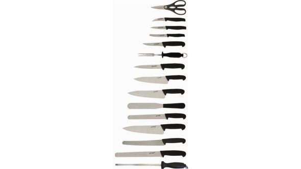 15 Piece Knife Set + Knife Case - Genware