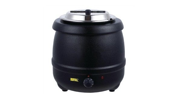 Buffalo L715 - Black 10L Soup Kettle