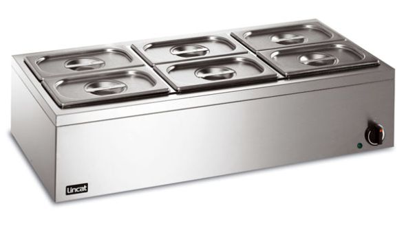 Lincat LBM3W Lynx 400 - Electric Bain Marie -  6 x 1/4GN Dry & Wet Heat