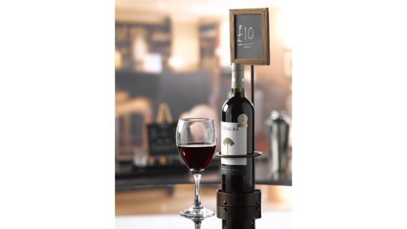 Wine Bottle x1 Chalk Board Display 45 x 10.5cm - Genware