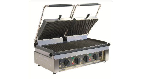 Roller Grill MAJESTIC R - Ribbed Top & Base Plates