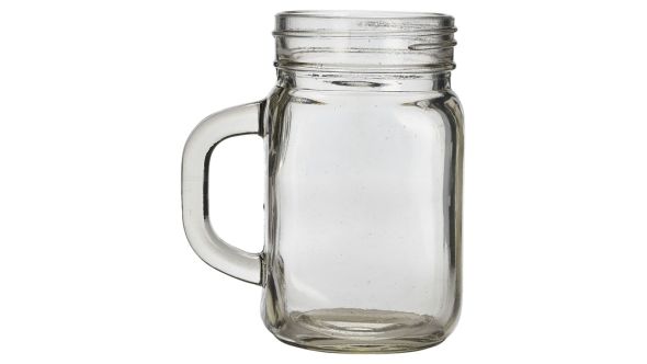 Genware Glass Mason Jar 45cl / 16oz