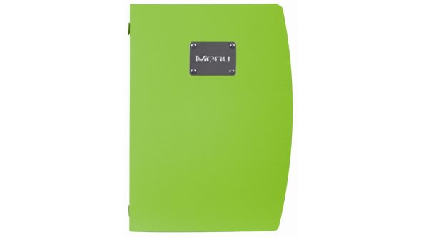 Rio A4 Menu Holder Green 4 Pages