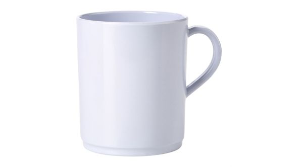 Genware 10oz Melamine Mug White - Pack of 12