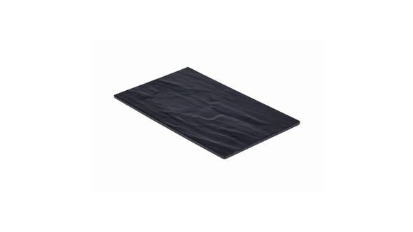 Slate Melamine Platter GN 1/4 26.5X16cm - Genware