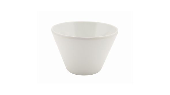 White Melamine Conical Buffet Bowl 15.7cm - Genware