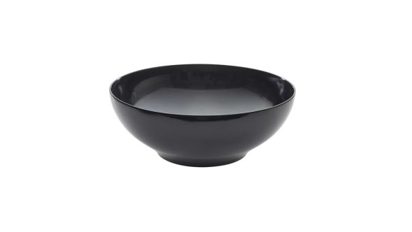 Black Melamine Round Buffet Bowl 35.5cm - Genware