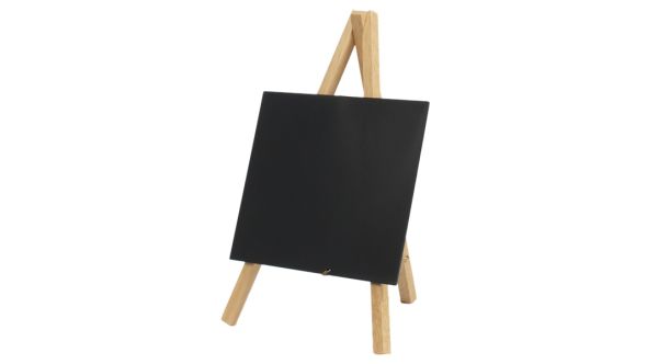 Mini Chalkboard Easel 24 X 11.5cm Wood Pk3 - Genware