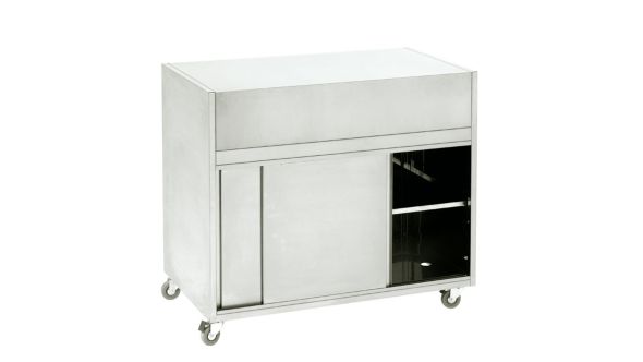 Roller Grill MS1 Wheeled Cupboard, Flat Top