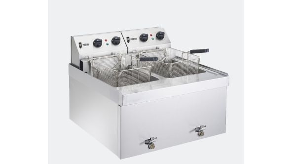 Parry NPDF3 - Double Table Top Fryer - Electric