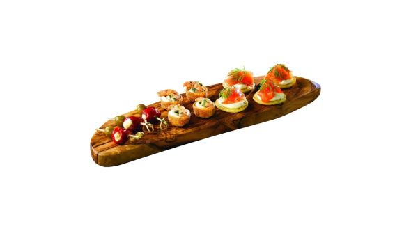 Olive Wood Rustic Platter 45 X 13cm+/- - Genware