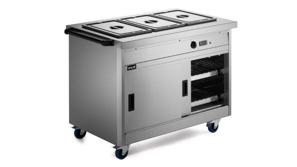 Lincat P8B3 Panther 800 Series - Hot cupboard with Bain Marie Top 