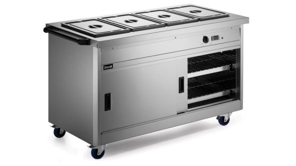 Lincat P8B4 Panther 800 Series - Hot cupboard with Bain Marie Top 