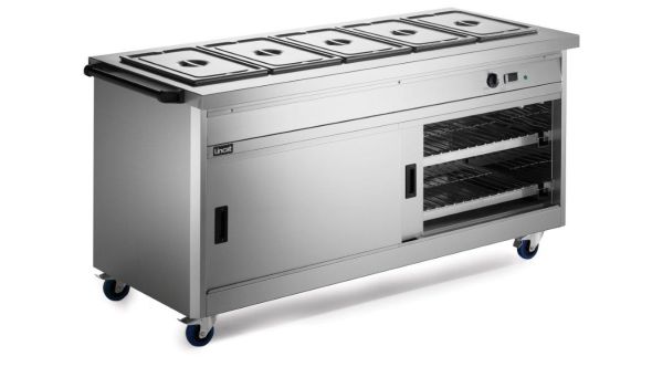 Lincat P8B5 Panther 800 Series - Hot cupboard with Bain Marie Top 