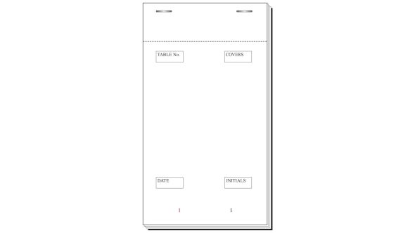 Order Pad 50 Sheet Dup Carbon 170X95mm Box 50 - Genware