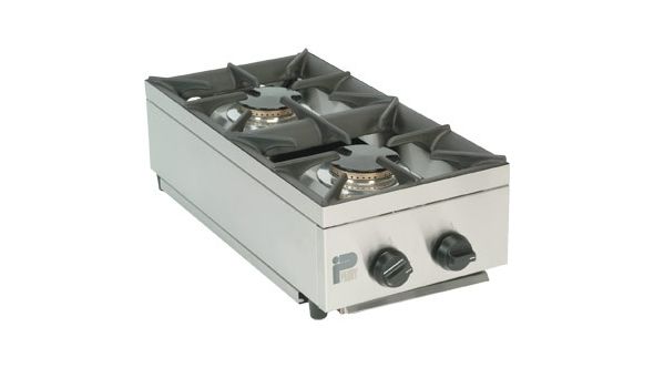 Parry AG2HP - 2 Burner Gas Boiling Top Hob Unit - LPG