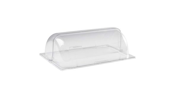 Polycarbonate 1/1GN Roll Top Food Cover - Genware PCGN11RT